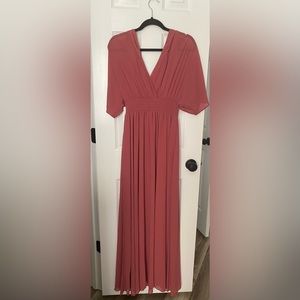 Pink blush Maternity dress